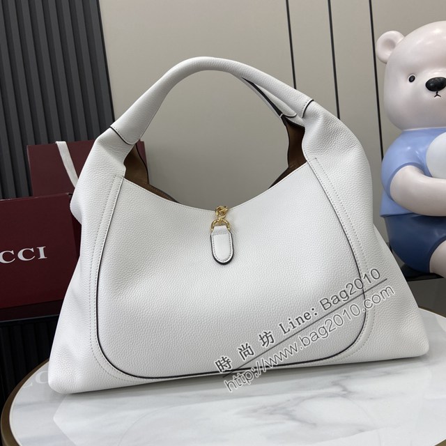 Gucci專櫃古馳最新款Softbit系列肩背包超大半馬銜扣休閒女包 jh2860型號：837466